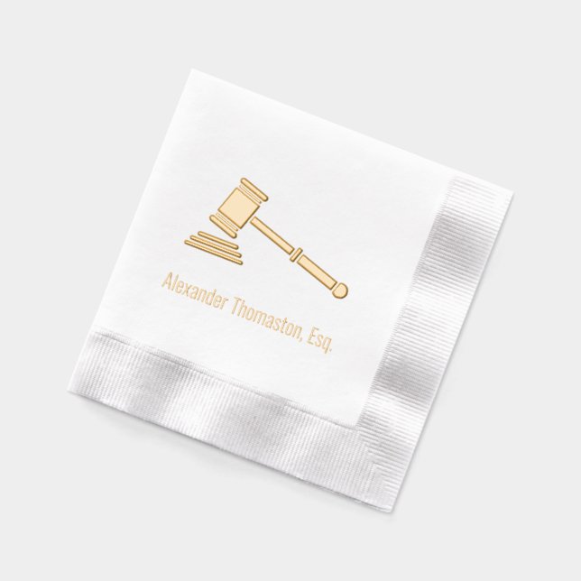 Avocat Juge Juridique Gavel Droit Nom professionne (Gauche)