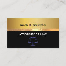 Avocat Procureur Scales de justice Carte de visite