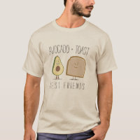 Avocat + T-shirt drôle de meilleurs amis de pain