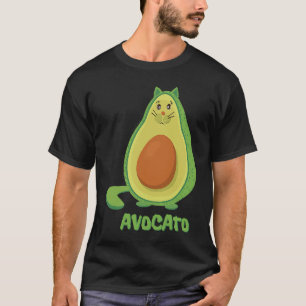 Avocato Cat Avocado Avogato Birthday  Kitten Kitty T-Shirt
