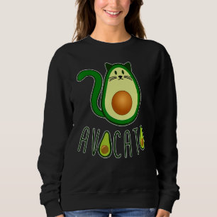 Avocato Cats Avocado Fruit Cat  Animal And Pet Own Sweatshirt