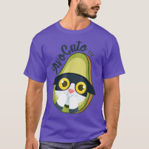 Avocato Cute Cat Avocado Gift For Vegan  T-Shirt