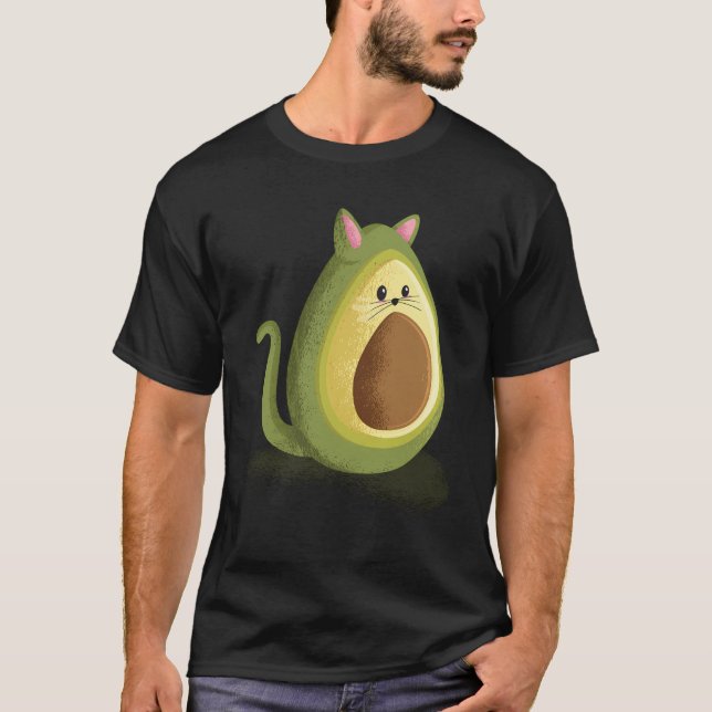 Avocato Funny Avocado Cat Shirt Avocado Lovers Veg (Front)