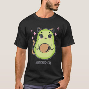 Avocato Funny Cute Cat Avocado Vegan And Cat Lover T-Shirt