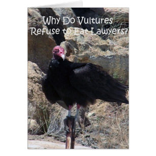 Avocats et carte humoristique "de courtoisie