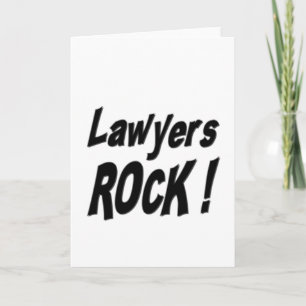 Avocats Rock ! Carte de vœux