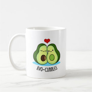Avocuddles Funny Avocado Couple Pun  Coffee Mug