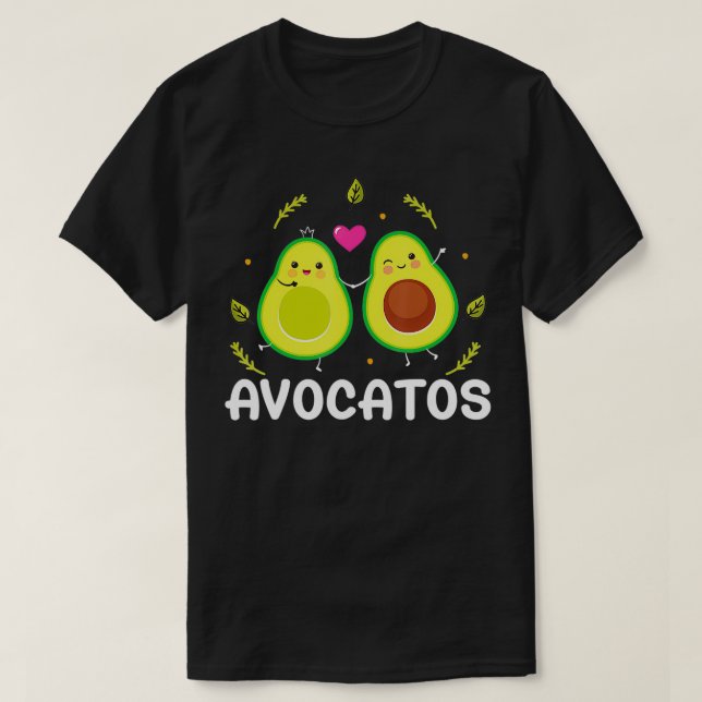 Avogato Avocado Avocatos Funny Cat Lover Cat Dad C T-Shirt (Design Front)