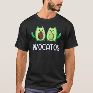 Avogato Avocado Cat Cat Fruit Vegan T-Shirt