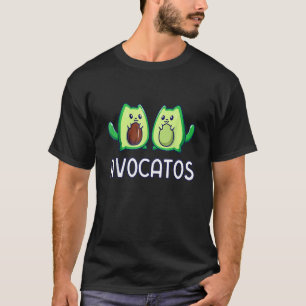 Avogato Avocado Cat Cat Vegan T-Shirt