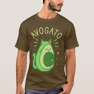 Avogato Avocado Cat Foodie Lover 132 T-Shirt
