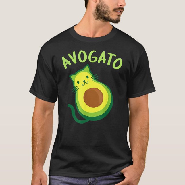 Avogato Cat Avocado - Funny Cinco de Mayo For men  T-Shirt (Front)