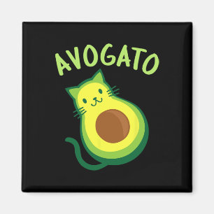 Avogato Cat Avocado - Funny Cinco De Mayo Magnet