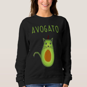 Avogato Cinco De Mayo  Cinco De Meow Cat Avocado 6 Sweatshirt