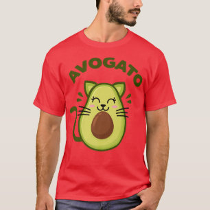 Avogato Cute Kawaii Avocado Cat Mashup Cinco De Ma T-Shirt