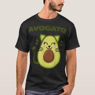 Avogato Cute Kawaii Avocado Cat Mashup Cinco De Ma T-Shirt