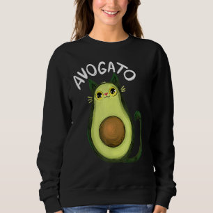 Avogato Funny Cat Avocado Cinco De Mayo Cat Lady C Sweatshirt