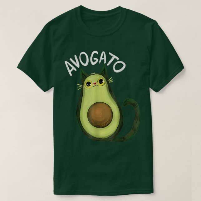 Avogato Funny Cat Avocado Cinco De Mayo Cat Lady C T-Shirt (Design Front)