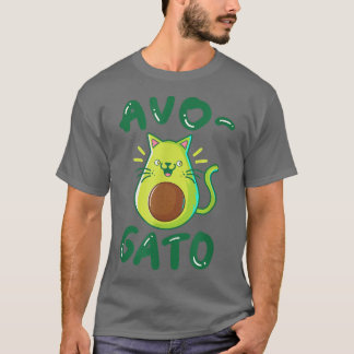 AvoGatoFunny Avocado , Punny Avocado Cat T-Shirt