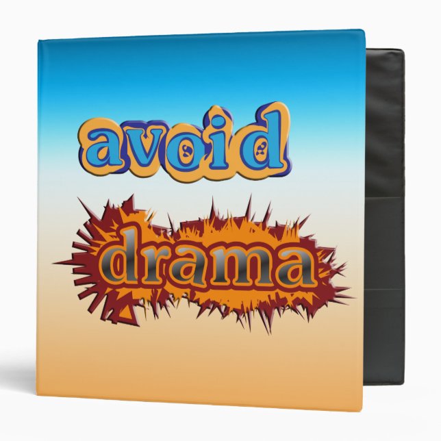 Avoid Drama Binder (Front/Inside)