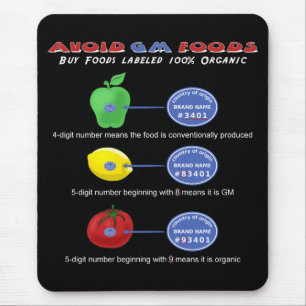 Avoid GM foods mousepads