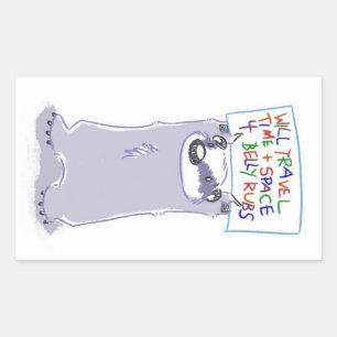 Avoir Badger - Will Travel - Sticker