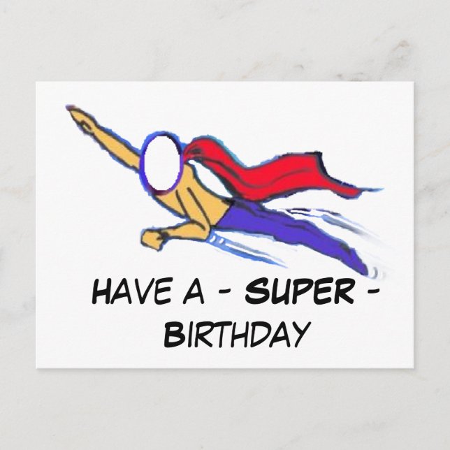Avoir un - SUPER - Anniversaire (Poussière) Carte  (Devant)