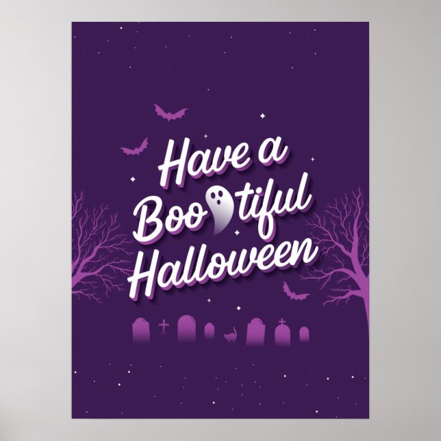 Avoir une belle affiche d'Halloween (18x24) (Devant)