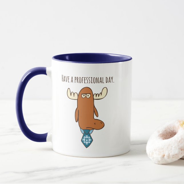 Avoir Une Mug Combo De Jour Professionnelle (Avec donut)