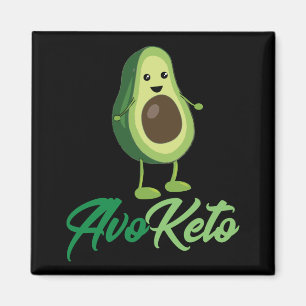 Avoketo - Funny Keto Avocado Magnet