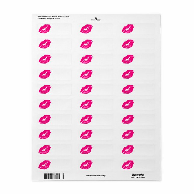 Avon Beauty Lips (Feuille entière)