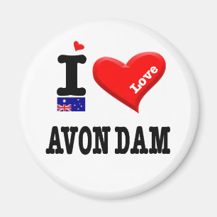 AVON DAM - I Love Magnet