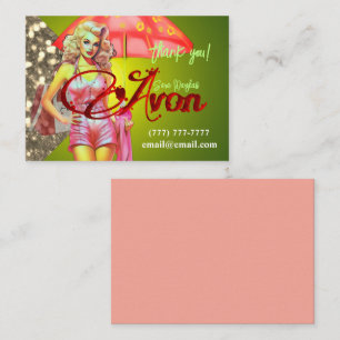 Avon Party Thank You  Card