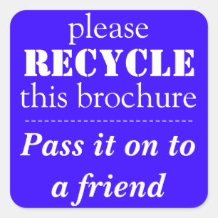 AVON - ReCYCLE cette brochure Stickers