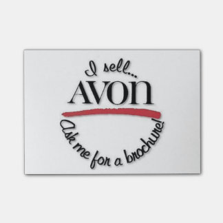 Avon Rep Post-It notes