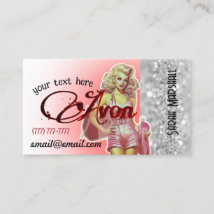 Avon Representative Business Card