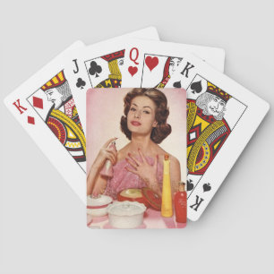 AVON rose vintage jeu de cartes