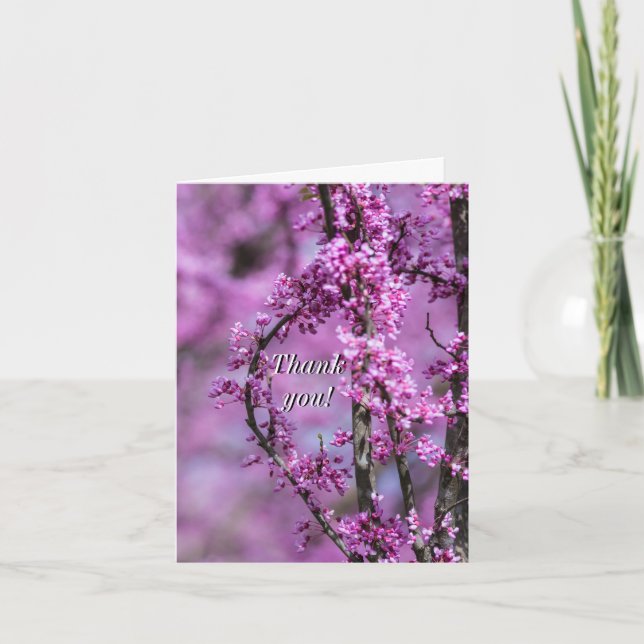 Avondale Redbud Art Thank You Card (Front)