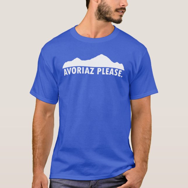 Avoriaz France Please T-Shirt (Front)