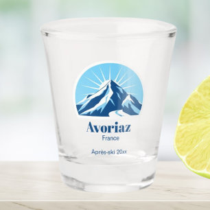 Avoriaz Haute-Savoie France ski vacation resort Shot Glass