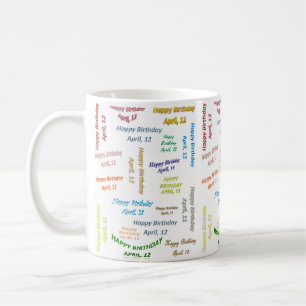 Avril, 12 Anniversaire Mug