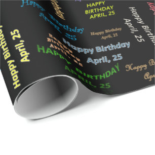 Avril, 25 Anniversaire Cadeau Papier