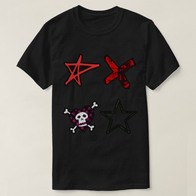 avril lavigne good designs Sticker T-Shirt (Design Front)