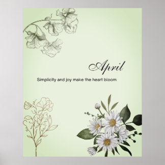 Avril Simple Joie Florale Impression