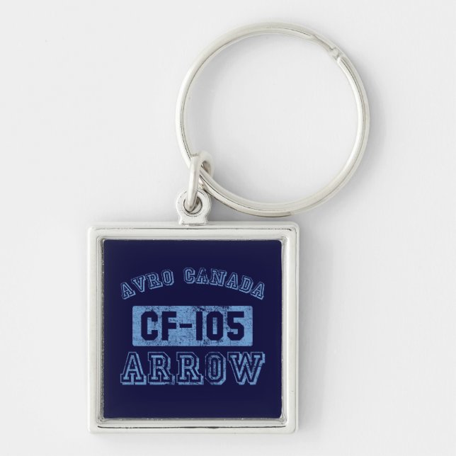 Avro Canada Arrow - BLUE Keychain (Front)