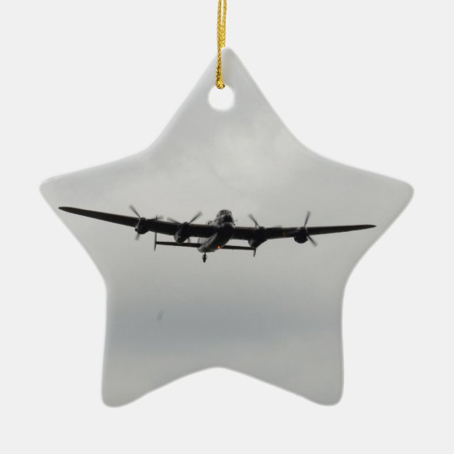 Avro Lancaster Ceramic Ornament (Front)