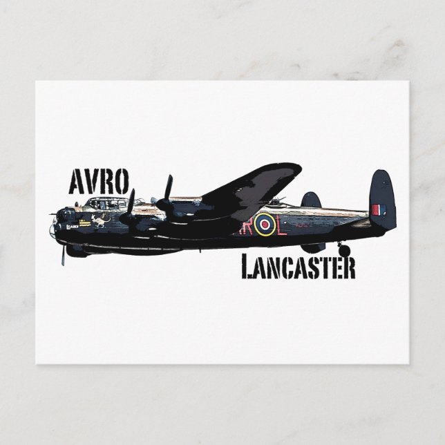 Avro Lancaster Postcard (Front)