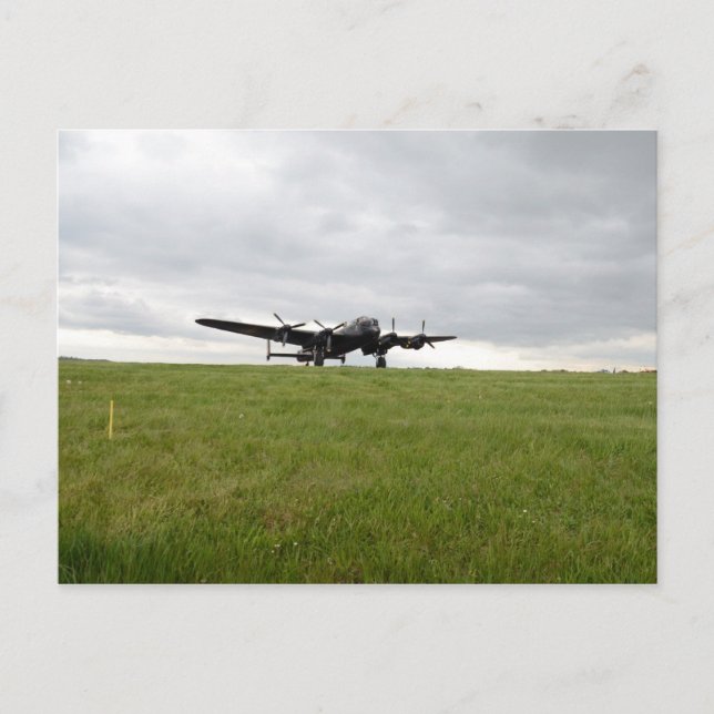 Avro Lancaster Taxiing Postcard (Front)