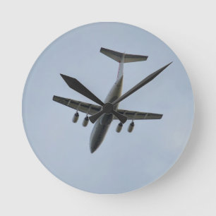 Avro RJ85 Jet In Flight Round Clock