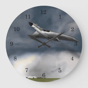 Avro Vulcan Bomber Large Clock